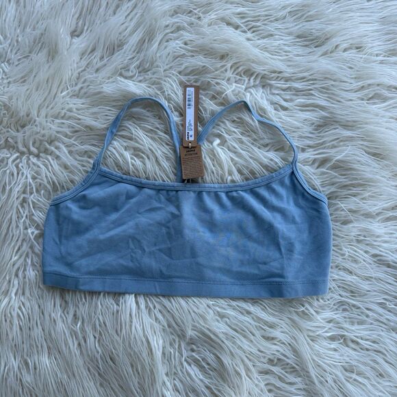 Skims Outdoor Scoop Bralette Denim Size XL - Picture 2 of 7